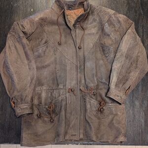 Men's Brown Leather Jacket